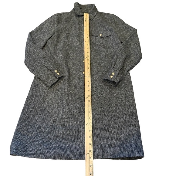 J. Crew herringbone shirt dress - Picture 12 of 16